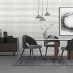 YU LI 3DH 3D Wall Panels Peel and Stick 20PCS White Foam Brick Wallpaper - Image 2