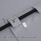 RYB HOME Blackout Curtains for Bedroom, Window Shades Thermal Insulating - Image 5