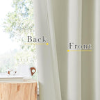 NICETOWN Room Darkening Bedroom Curtains 96 inches Long, Dual Rod Pockets & - Image 6