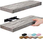 Sorbus Floating Shelves for Wall – 16 Inch Floating Shelf for Kitchen, Living by Sorbus