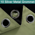 Yakamok 100% Blackout Lined Panels, Thermal Insulated Blackout Curtains - Image 6
