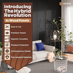 Avana Acoustic Wood Wall Panels – 93.2x11.25 Inch Panels – Fits 94x12 Layout – - Image 2