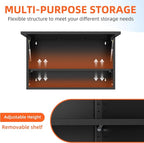 Garage Wall Cabinet, Floating Metal Wall Cabinet - Image 5