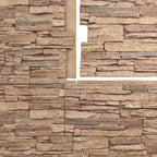 EverStone Canyon Ridge Faux Stone Panel, 45 3/4"W x 24 1/2"H x 1 1/4"D - Image 9
