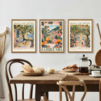 SYWENNOI 3 Pieces Wood Framed Italy Scenes Canvas Wall Art, Tuscan Wall Decor - Image 4