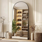 Suidia 76"x34" Arched Full Length Mirror - Image 2
