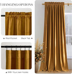 NICETOWN Warm Velvet Curtains 84 inch Long - Image 5