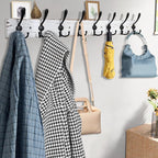 Kuhome 32.2'' Large Coat Rack Wall Mount Coat Hooks - Image 3