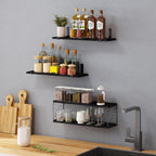 Fixwal 3+1 Tier Bathroom Floating Shelves Over Toilet, 15.8in Farmhouse Rustic - Image 7