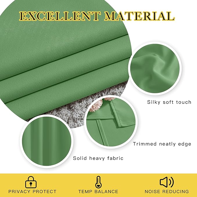 NICETOWN Sliding Door Curtain 108 Inches Long - Image 3