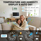 XREXS 10.4 Inch Digital Wall Clock, Battery Operated Large Display Clock - Image 5