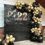 COKAOBE Black Shimmer Wall Backdrop, Photo Backdrops - Image 6