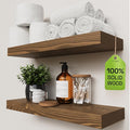 BAOBAB WORKSHOP Wood Floating Shelves by BAOBABWORKSHOP