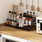 Furinno RAVEL Kitchen Countertop Organizer Set of 2, 3-Tier Counter Shelves - Image 2