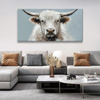 Suconvng Highland Cow Wall Art For Living Room Animal Canvas Art Wall Decor - Image 6