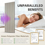 TO-TH Wood-Look Acoustic Wall Panels, 10 Pack 47.2” x 23.6” Sound Panels - Image 5
