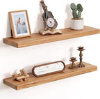 Floating Shelves for Wall, Round Edge Wall Shelves by FLYJOE