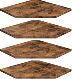 Homode Corner Shelf Wall Mount, Wood Corner Hanging Shelves by Homode
