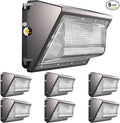 Lightdot 6Pack 100W LED Wall Pack Lights, 100-277v Dusk to Dawn by LightdotLighting