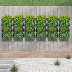 Vertical Wall Planter with 24 Pots, Hanging Garden Plant Flowerpot Holder - Image 7