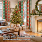 Lajode Plaid Curtains Gingham Patterned - Image 2