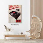 Japanese Retro Music Poster Japanese Ukiyo-e Framed Canvas Wall Art Vintage - Image 3
