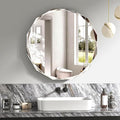 Bathroom Mirrors for Over Sink, Round Frameless Mirrors for Wall, 30x30 Inch by JACUKO
