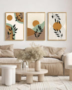 PHOPAGO Boho Wall Art Sage Plant Botanical Framed Wall Printing Large 24x36in - Image 2