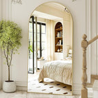 HARRITPURE 71"x30" Arched Full Length Mirror Free Standing Leaning Hanging - Image 7