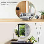 Itrue 12 Inch Small Round Wall Mirror, Not Full Size - Image 4