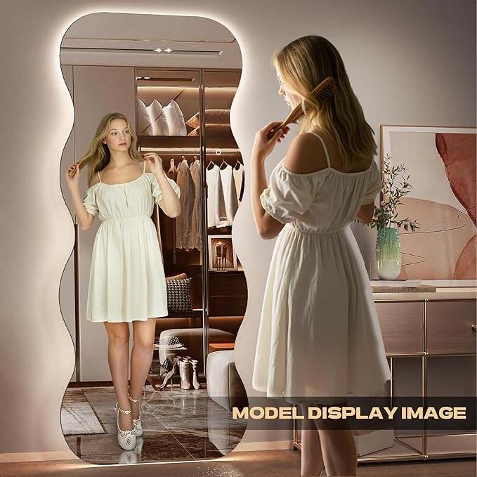 Hasipu Wavy Full Length Mirror - Image 5