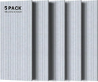 5 Pack Sound Proof Panels for Walls, 47.2 x 23.6 x 0.35 Inch Sound Deadening by TO-TH