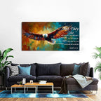 Christian Eagle Wall Art Isaiah 40 31 Poster Bible Verse Wall Decor - Image 5