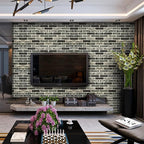 20-Pack 104 Sq.Ft 3D Wall Panels Peel and Stick 3D Faux Brick Wallpaper Peel - Image 2
