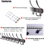 Dseap Coat Rack Wall Mount - Image 7