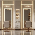 Full Length Mirror with Lights, Full Body Dressing Standing Mirrors with - Image 8