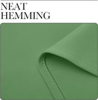 NICETOWN Froest Green Blackout Curtains 102 inches Length - Image 6