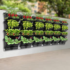 Vertical Wall Planter with 24 Pots, Hanging Garden Plant Flowerpot Holder - Image 4