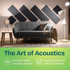 Acoustic Panels 12-Pack Soundproof Wall Panels 12"x12"x0.4" Decorative Sound - Image 2