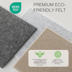 MaxGear Large Cork Board for Wall 36" x 24", Dark Gray Bulletin Board, 6 Pack - Image 2