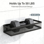 PUSDON 5-in-1 16.5" Extra Long Slim Wall Mount Wrapped Mesh Kitchen Organizer & - Image 5