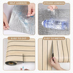 VEELIKE White Oak Wood Wall Panels Peel and Stick Foam Slat Wall Panel - Image 8