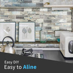 Art3d 10-Sheet Peel and Stick Backsplash PVC Wall Tile, Stickon Tile - Image 3