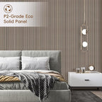 EVERECO 6 Pack Wood Slat Acoustic Wall Panels 92.5" × 7.87", 3D Sound Absorbing - Image 6