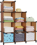 HOMIDEC Closet Organizers and Storage, 9 Cube Storage Organizer Cubes, Portable by DecorateYourHome