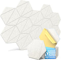 12 Pack Acoustic Panels with Self-Adhesive 12"X10"X0.4" Sound Proof Foam Panels by Unknown