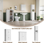 ChooChoo Bathroom Wall Cabinet, Over The Toilet Space Saver Storage Cabinet - Image 5