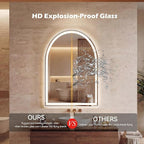 DUMOS 20"×28" LED Bathroom Mirror - Image 3