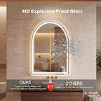 Sweetcrispy 20“×28” LED Bathroom Backlit Mirror - Image 2