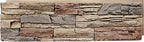 GenStone Faux Stacked Stone Panel 41" x 11.25" in Desert Sunrise Color by GenStone